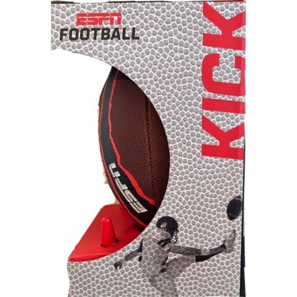 ESPN MB2 Junior Size Football Pack with Kicking Tee and Pump NEW in BOX - Picture 5 of 6